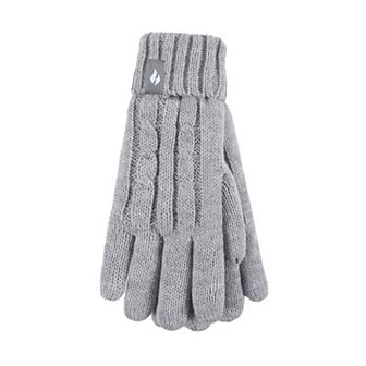 Girls 7-16 Heat Holders Cable Knit HeatWeaver Gloves