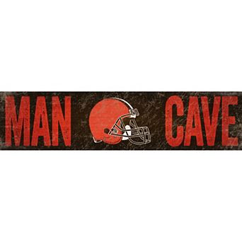 Cleveland Browns Man Cave Wall Sign