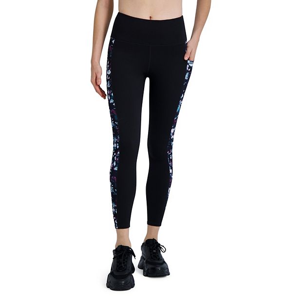 Gaiam Women's Om High Rise 7/8 Leggings - Black- Size Medium- for