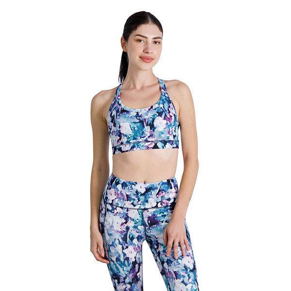 Gaiam Womens Printed Cropped Athletic Leggings