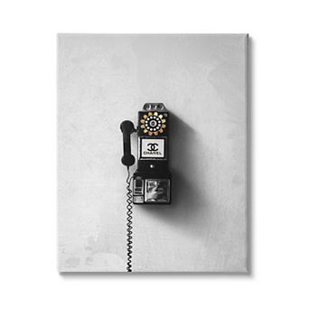 Stupell Home Decor Vintage Fashion Dial Phone Wall Decor