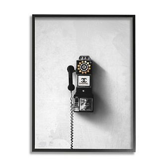 Stupell Home Decor Vintage Fashion Dial Phone Wall Decor