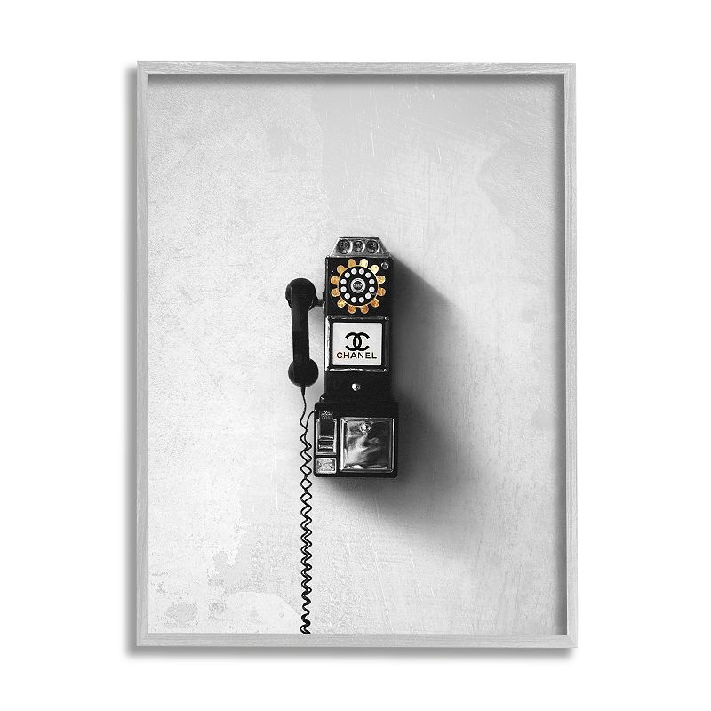 Stupell Home Decor Vintage Fashion Dial Phone Wall Decor, Multi