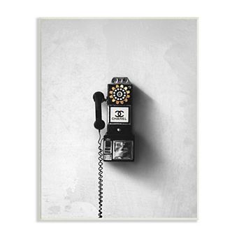 Stupell Home Decor Vintage Fashion Dial Phone Wall Decor