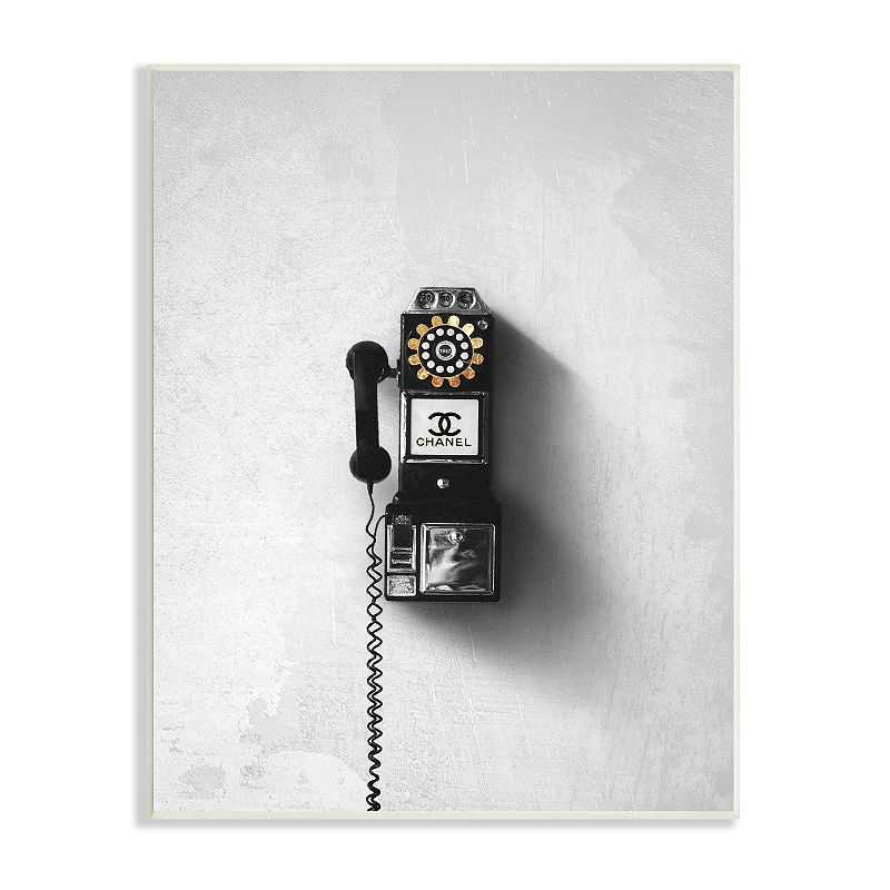 Stupell Home Decor Vintage Fashion Dial Phone Wall Decor, Multi