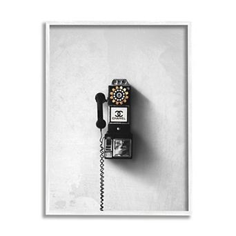 Stupell Home Decor Vintage Fashion Dial Phone Wall Decor