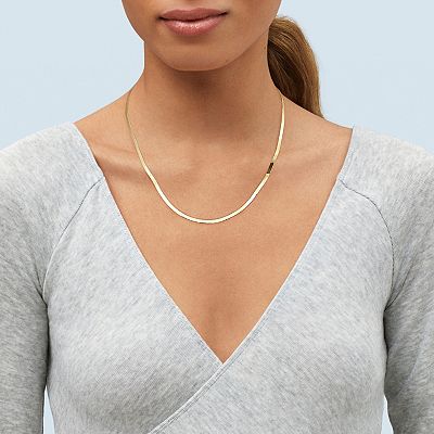 Kohls herringbone necklace discount