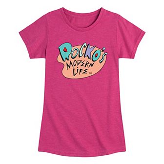 Girls 7-16 Rocko's Modern Life Logo Graphic Tee