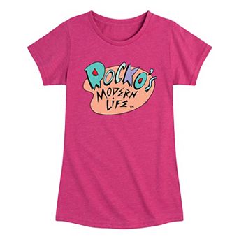 Girls 7-16 Rocko's Modern Life Logo Graphic Tee
