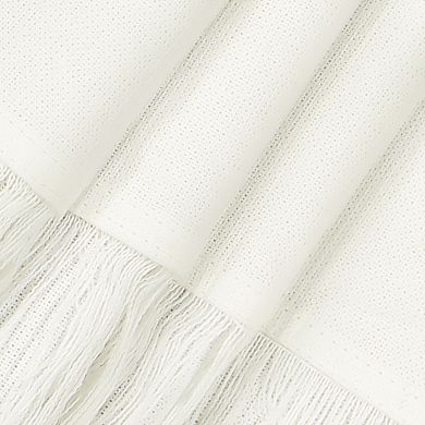 Sonoma Goods For Life® Set of 2 Ivory Fringe Window Curtain Panels