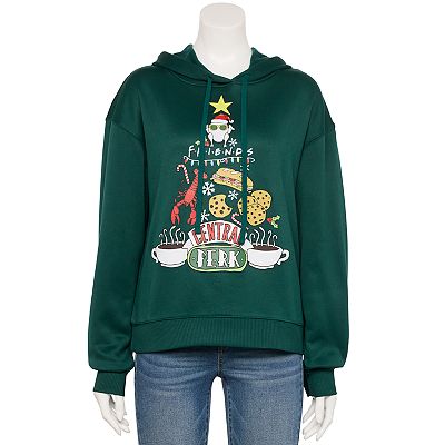 Juniors Friends TV Show Central Perk Christmas Hoodie