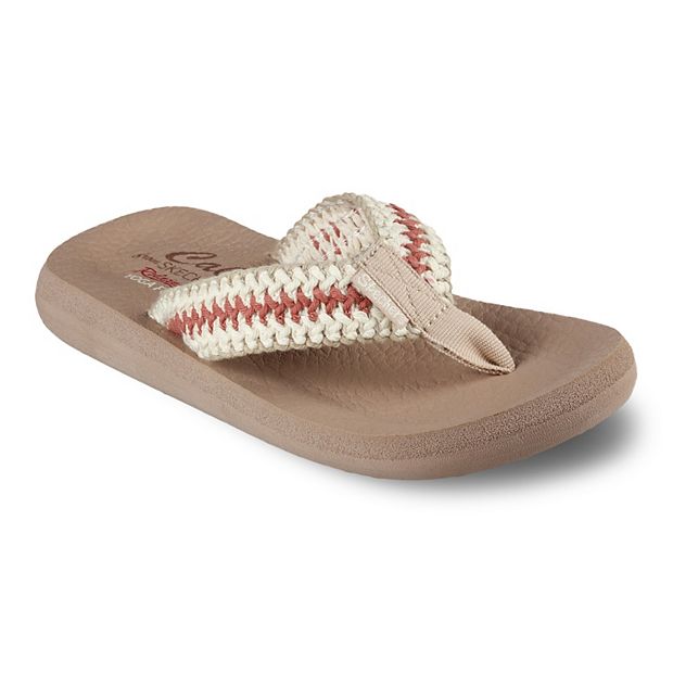 Skechers cali women's asana flip online flop