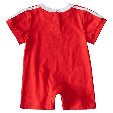 Baby Boy adidas 3-Stripe Logo Graphic Romper