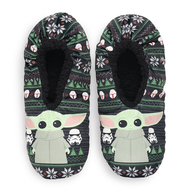 Men's Star Wars The Mandalorian The Child Slipper Socks