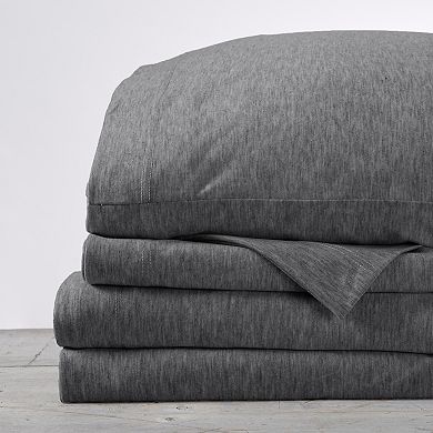 Madelinen® Tech Knit Brie Jersey Sheet Set with Pillowcases