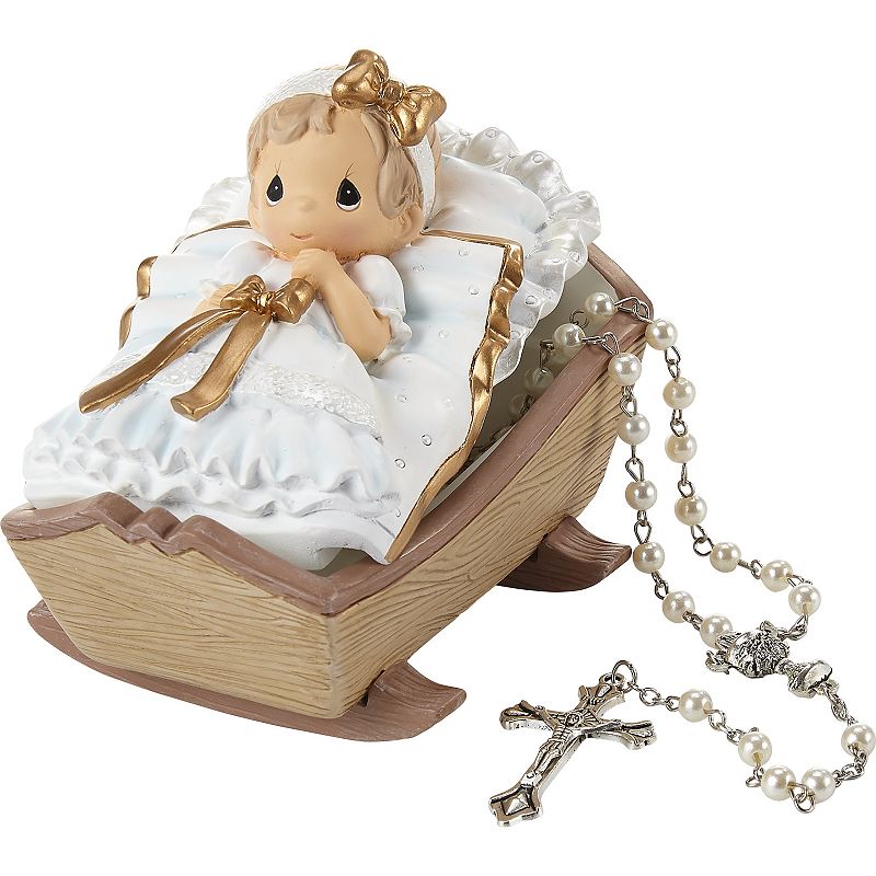 18424383 Precious Moments Cradled In His Love Girl Rosary & sku 18424383
