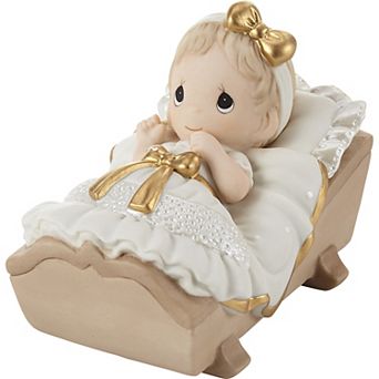 Precious Moments Cradled In His Love Girl Figurine Table Decor