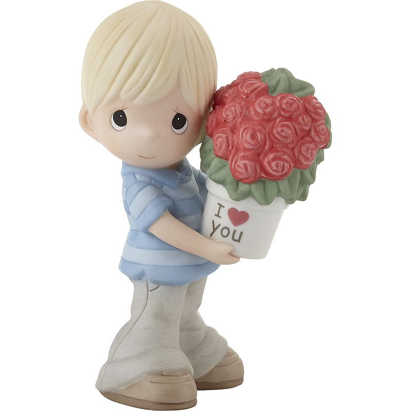 Precious Moments My Love For You Continues To Grow Blond Boy Figurine Table