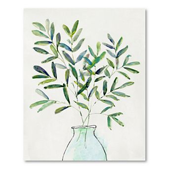 COURTSIDE MARKET Spring Greenery II Canvas Wall Decor