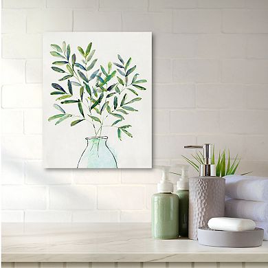 COURTSIDE MARKET Spring Greenery II Canvas Wall Decor