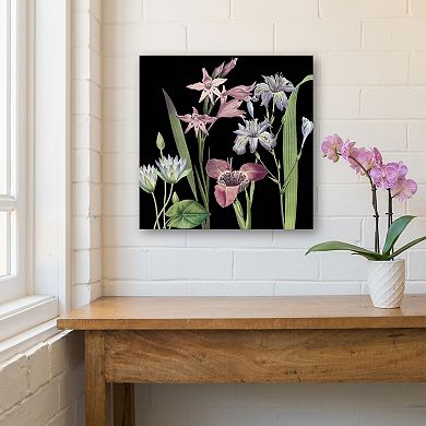 COURTSIDE MARKET Dusty Plum Botanical II Canvas Wall Art