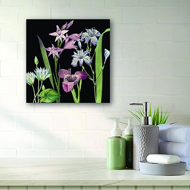 COURTSIDE MARKET Dusty Plum Botanical II Canvas Wall Art