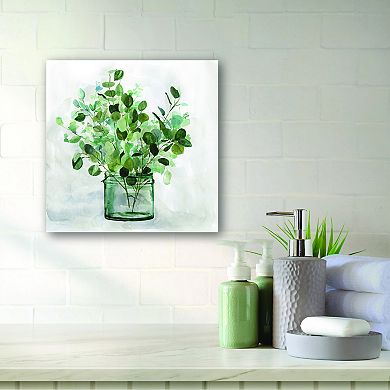 COURTSIDE MARKET Green Garden II Canvas Wall Art