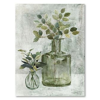 COURTSIDE MARKET Simply Green II Canvas Wall Art