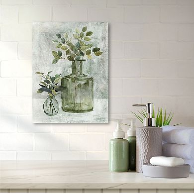 COURTSIDE MARKET Simply Green II Canvas Wall Art