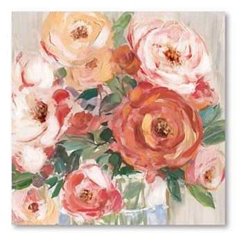 COURTSIDE MARKET Naive Bouquet II Canvas Wall Art