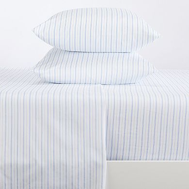 Madelinen® Adeline Varigated Stripe Microfiber Sheet Set with Pillowcases