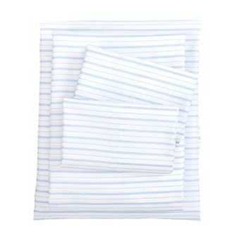 Madelinen® Adeline Varigated Stripe Microfiber Sheet Set with Pillowcases
