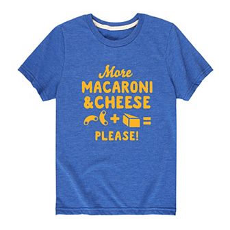 Boys 8-20 Macaroni And Cheese Please Graphic Tee