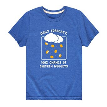 Boys 8-20 Raining Chicken Nuggets Graphic Tee