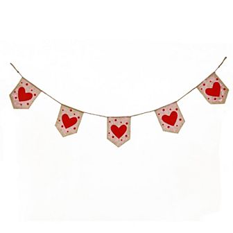 National Tree Company 6 ft. Valentine's Garland