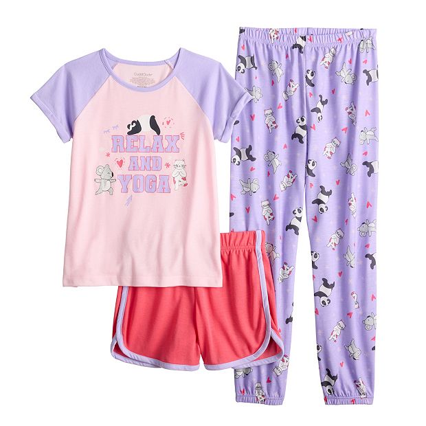 3-Piece Pajama Set For Girls