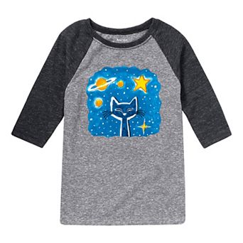 Boys 8-20 Pete The Cat Space Dream Raglan Graphic Tee