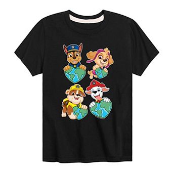 Boys 8-20 Paw Patrol Earth Hearts Graphic Tee