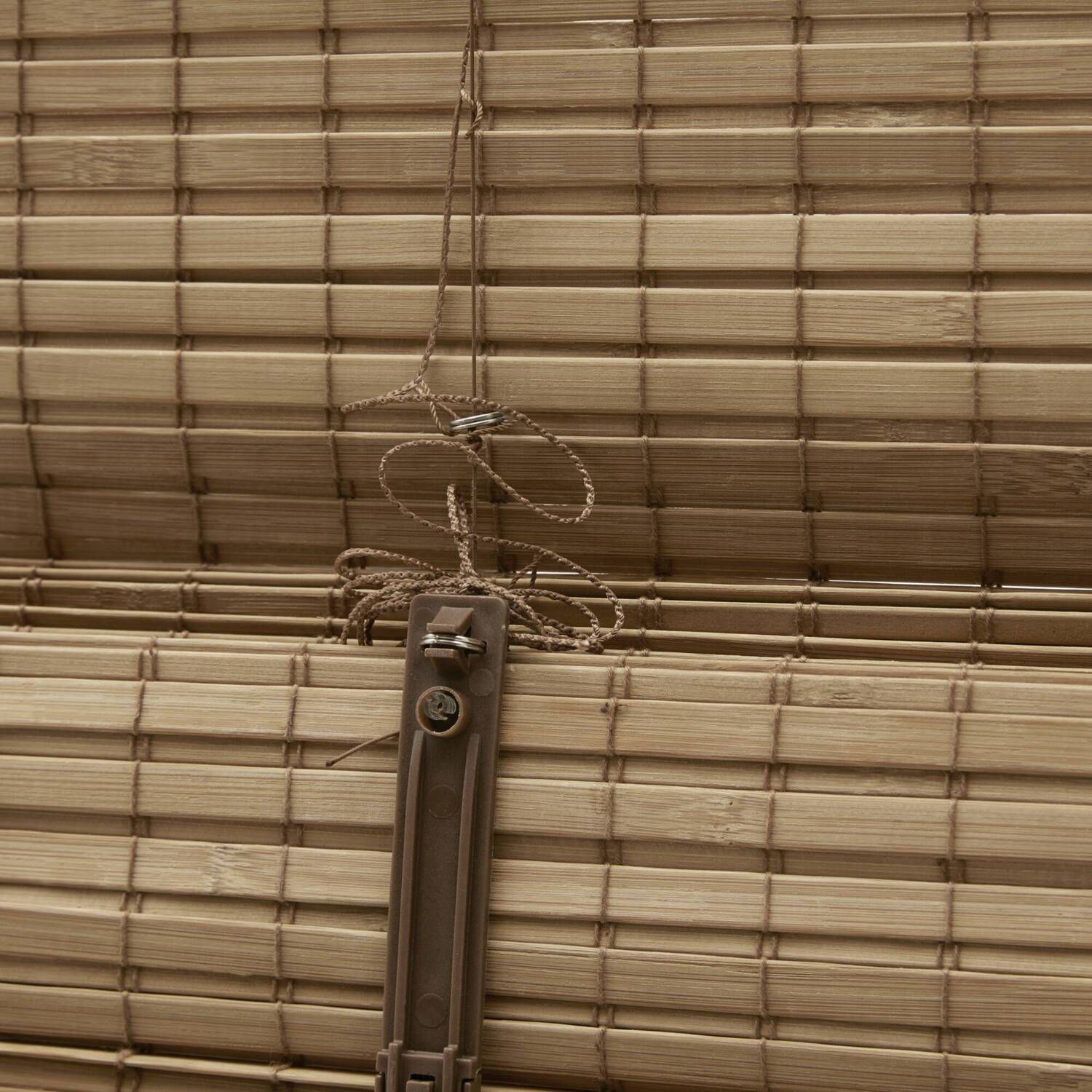 Madison Park Lyndon Bamboo Light Filtering Cordless Roman Shade
