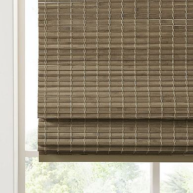 Madison Park Lyndon Bamboo Light Filtering Cordless Roman Shade