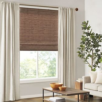 Madison Park Lyndon Bamboo Light Filtering Cordless Roman Shade
