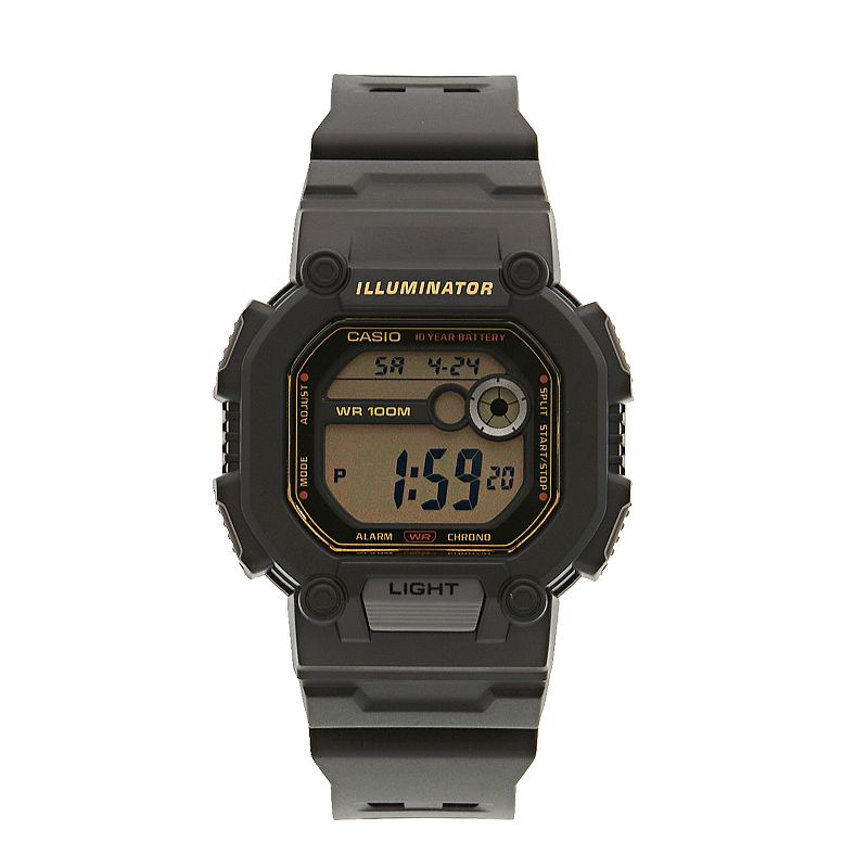 Casio Men's Digital Chronograph Watch - W737HX-1AV, Size: Large, Black