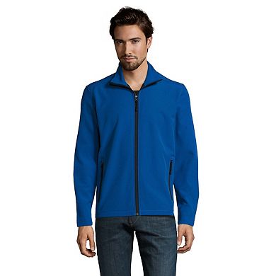 SOLS Mens Race Full Zip Water Repellent Softshell Jacket
