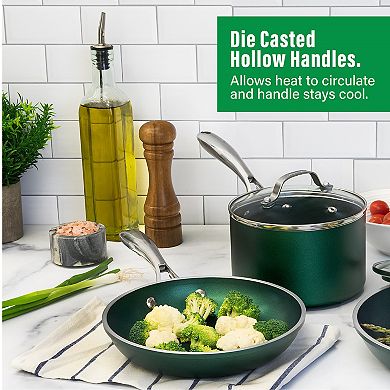 Granitestone Diamond Classic Blue 20-pc. Nonstick Cookware & Bakeware Set