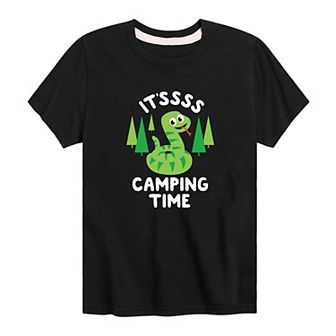Boys 8-20 Itsss Camping Time Snake Graphic Tee