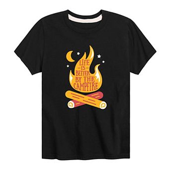 Boys 8-20 Life Is Better By The Campfire Graphic Tee