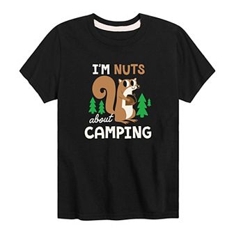 Boys 8-20 Nuts About Camping Graphic Tee