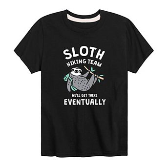 Boys 8-20 Sloth Hiking Team Graphic Tee