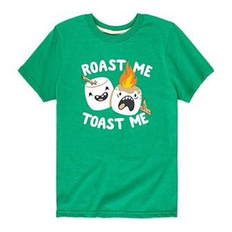 Boys 8-20 Roast Me Toast Me Marshmallow Graphic Tee