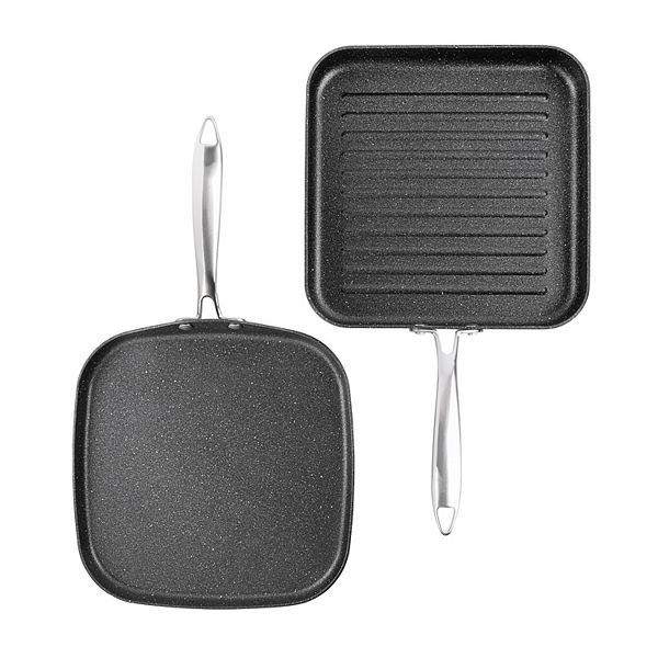Granitestone Diamond Pro 2pc. HardAnodized Nonstick Grill & Griddle